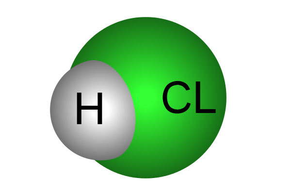 فرمول شیمیایی کلریدریک اسید