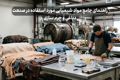 راهنمای جامع مواد شیمیایی مورد استفاده در صنعت دباغی و چرم سازی