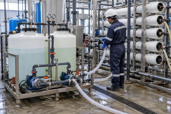 آنتی اسکالانت و مواد شستشوی ممبران (CIP) در دستگاه های RO صنعتی
