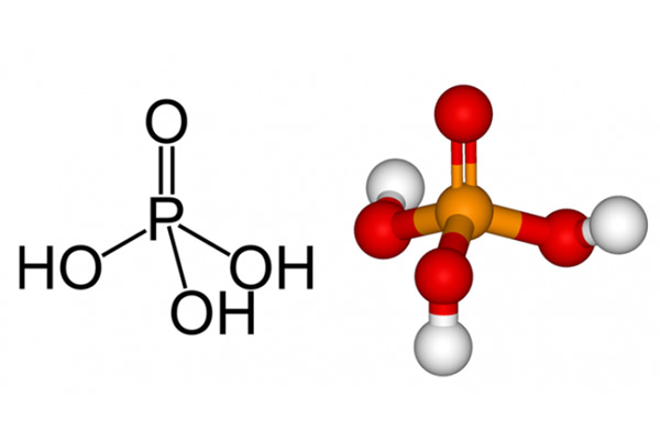 ساختار مولکولی اسید فسفریک