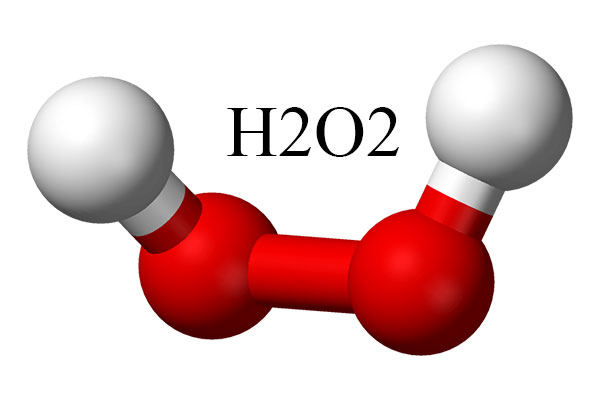 ساختار مولکولی آب اکسیژنه